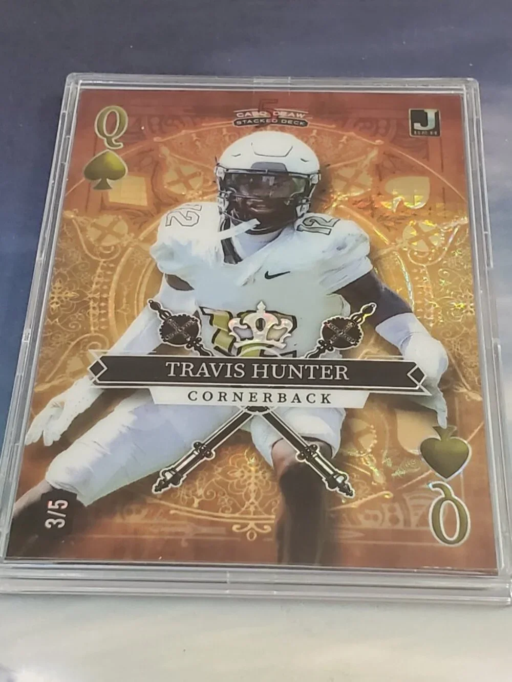 Travis Hunter 2023 Wild Card 5 Card Draw Queen Gold  3/5 #SD-TH